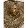 Image 3 : Antique Bronze Cast Lady of the Wind Advertising Pin Tray - Compliments of Cincinnati Aluminum Casti