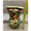 Image 2 : Rare Majolica Art Deco Beswick Ware 1930's Porcelain Floral Vase
