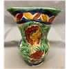 Image 5 : Rare Majolica Art Deco Beswick Ware 1930's Porcelain Floral Vase