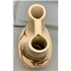 Image 6 : Nemadji Pottery Double-Necked Vintage Wedding Vase - 1929-1972 Native American Arrowhead, MNN USA