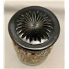 Image 5 : Dugan Rare Black Amethyst Maple Leaf Pattern Carnival Glass Tumbler 1910