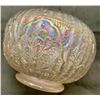 Image 2 : Rare Fenton Pastel White Carnival Glass Persian Medallion Rose Bowl C 1907