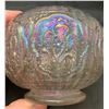 Image 5 : Rare Fenton Pastel White Carnival Glass Persian Medallion Rose Bowl C 1907