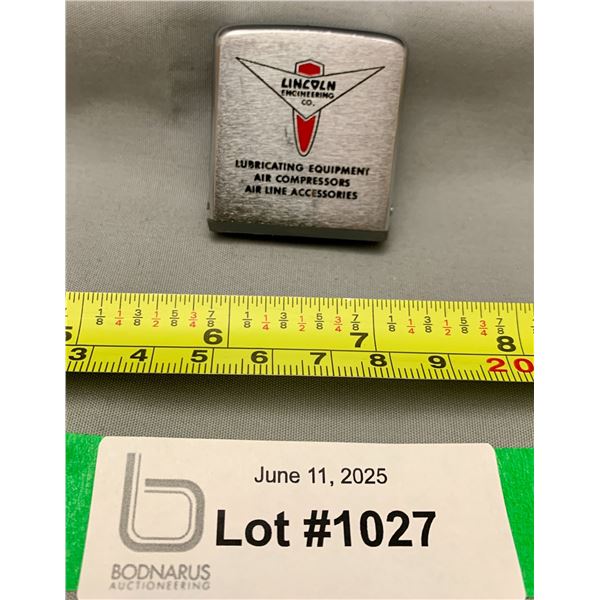 Rare Zippo Vintage Advertising Tape Measure