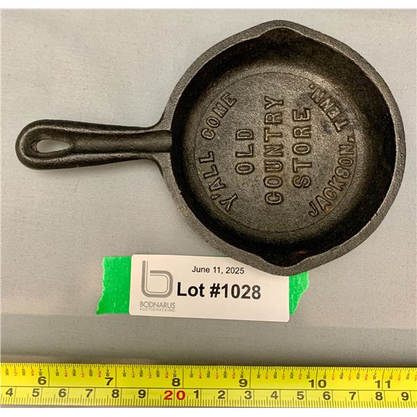 Rare Vintage Advertising Miniature Cast Iron Fry Pan