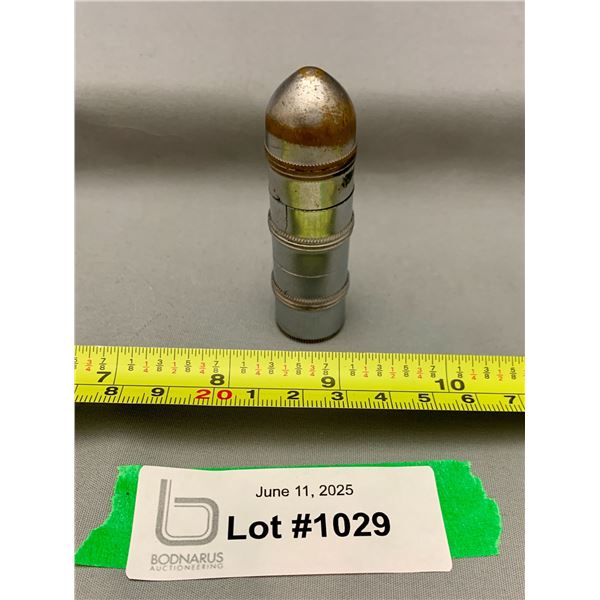 Kaschie Vintage Metal Trench Art Bullet Lighter - Marked