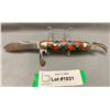 Image 4 : Rare Richland Sheffield England Tartan 3-Function Pocket Knife