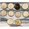Image 3 : (10) Pre-1964 80% Silver Canadian Dimes - 25 Grams Total Weight