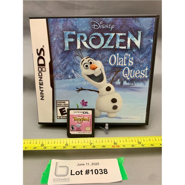 (2) Nintendo DS Games: Disney's Frozen & Tangled