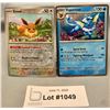 Image 1 : (2)Pokemon EeVee Rev Holo & Vaporeon Holo Cards - Authentic