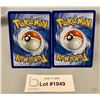 Image 2 : (2)Pokemon EeVee Rev Holo & Vaporeon Holo Cards - Authentic