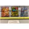 Image 1 : (3) Pokemon Charizard EX, Venusaur EX, Blastoise EX Japanese Holo Cards - Authentic