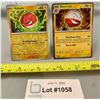 Image 1 : (2)Pokemon Voltorb Rev Holo & Electrode Holo Cards - Authentic