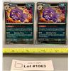 Image 1 : (2)Pokemon Weezing Reverse Holo & Holo Cards - Authentic