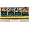 Image 1 : (4)Pokemon Nidoran, Nidorina, Nidoqueen, Nidoking Rev Holo Cards - Authentic