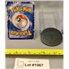 Image 3 : (2)Pokemon Charizard EX Full Art HP Holo Card & Charizard Game Coin - Authentic