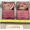 Image 1 : (2)Pokemon Espeon Reverse Holo & Holo Cards - Authentic