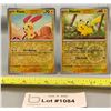 Image 1 : (2)Pokemon Plusle & Pikachu Reverse Holo Cards - Authentic