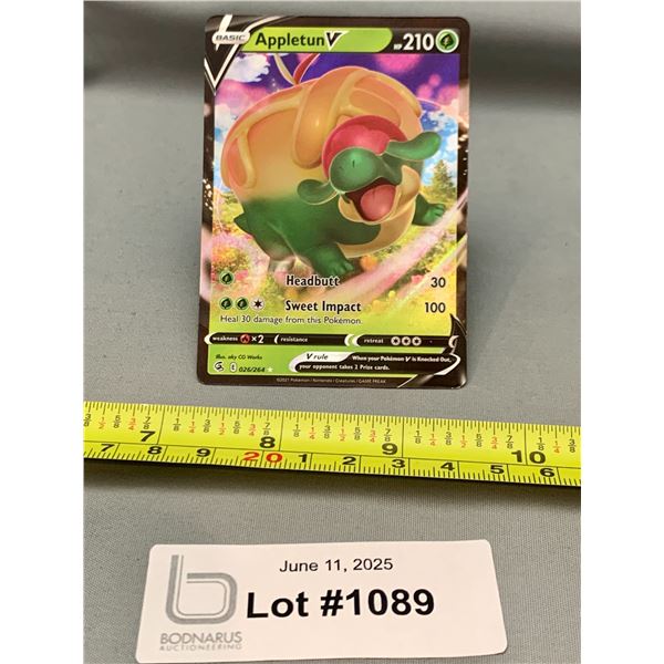 Pokemon Appletun V Full Art Rare Holo Card - Authentic