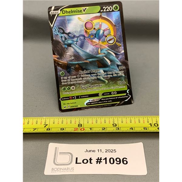 Pokemon Dhelmise V Full Art Rare Holo Card - Authentic