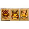 Image 3 : (6)Pokemon Gold Foil PROMO Pikachu TAG COSPLAY Cards - Authentic