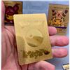 Image 4 : (6)Pokemon Gold Foil PROMO Pikachu TAG COSPLAY Cards - Authentic