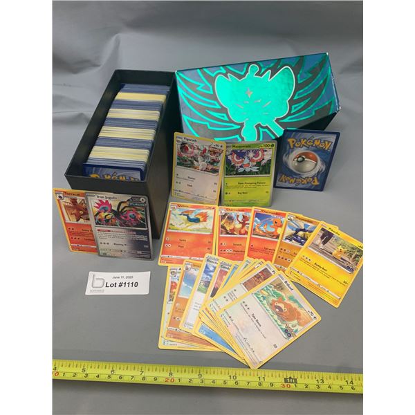 (450+)Pokemon Box Lot of Mixed Cards: Rares; Uncommons; basics; Energy & Trainers - Authentic