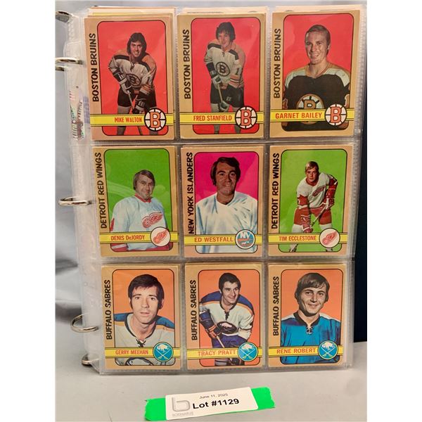(72) Binder of NHL Vintage & Modern Era OPC High Quality Hockey Cards Mixed Years