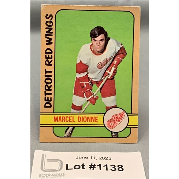 1972 Marcel Dionne OPC Vintage Hockey Card