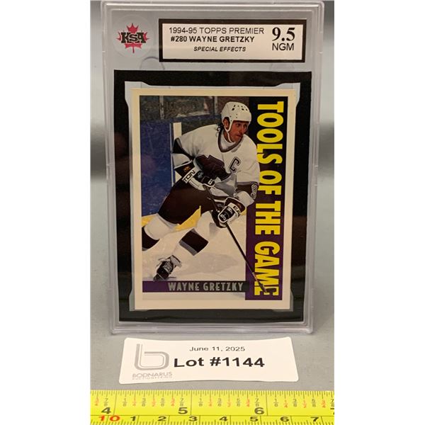 1994 Topps Wayne Gretzky Premier KSA 9.5 Graded Special Effects Hockey Card