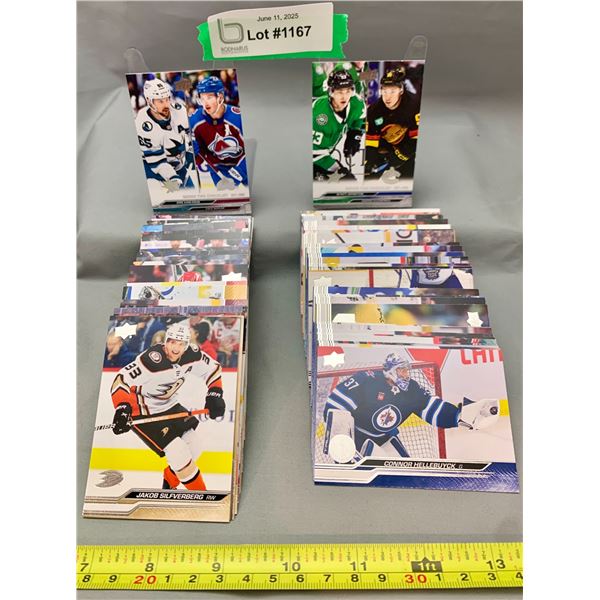(200) 2023-24 Upper Deck Series 2 Complete Base Set of NHL Hockey Cards