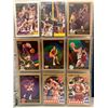 Image 5 : (153) 1990's NBA Basketball Stars & Special Inserts Cards Binder in Sleeves