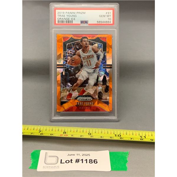 Trae Young 2019 Orange Ice Rookie NBA Basketball Card PSA 10