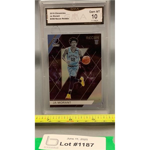 Jae Morant 2019 RECON Rookie NBA Basketball Card GMA 10