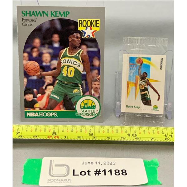 (2) Shawn Kemp Rookie Basketball Card & Mini Frito Lay Sealed Basketball Card
