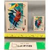Image 1 : (2) Michael Jordan SkyBox NBA Basketball Card & Mini Frito Lay Matching Card
