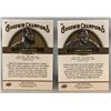 Image 2 : (2) LeBron James Goodwin Champions Pair of NBA Basketball Cards