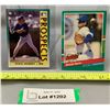Image 1 : (2) Nolan Ryan Donruss 1991 & Rico Rossy 1992 Fleer RC MLB Baseball Cards