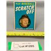 Image 1 : 1970 Topps Boog Powell "Play Baseball" Scratch-Off Card Unmarked