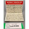 Image 3 : 1970 Topps Boog Powell "Play Baseball" Scratch-Off Card Unmarked