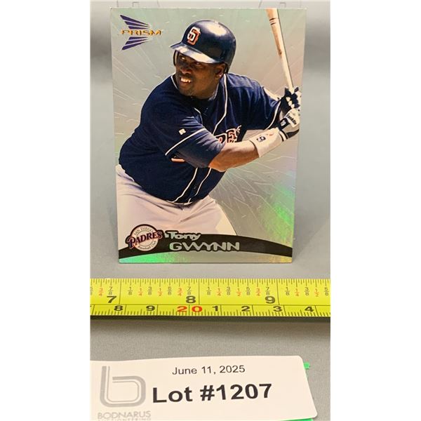 1999 Pacific Prism Tony Gwynn Rare Sample Baseball Card