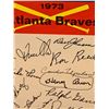 Image 2 : 1973 OPC Atlanta Braves Signature Baseball Team Card: Hank Aaron & Others