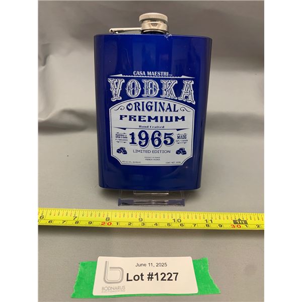 Casa Maestri Vodka Aluminum Collector's Pocket Sized Flask - Mint