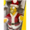 Image 2 : The Simpsons Large Talking Santa Homer Rare 14" in Original Box