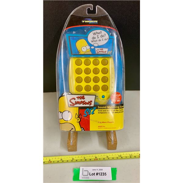 The Simpsons Rare Sealed NIB Sound Matching Game