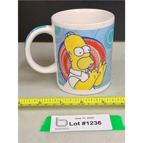 Rare Homer Simpson Coffee Mug 2006 Matt Groening