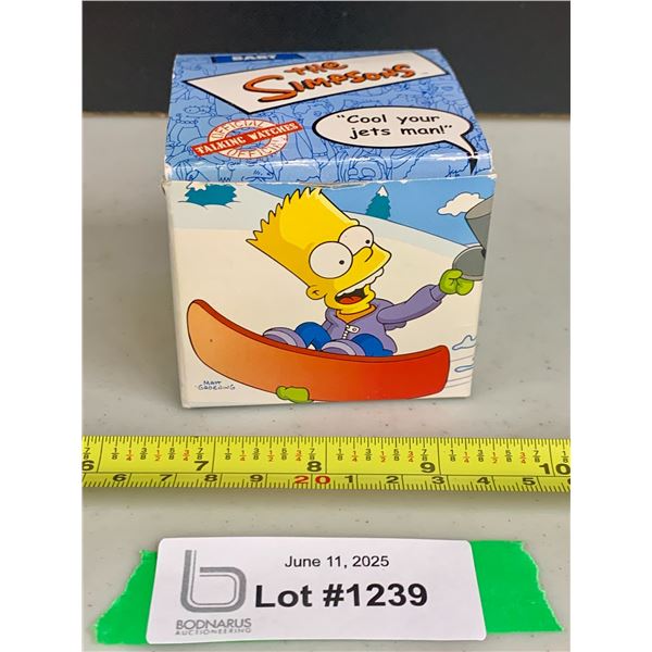 The Simpsons Bart Simpson Rare Talking Wrist Watch in Original Box
