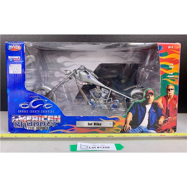 Orange County Choppers: Jet Bike 1:10 Scale DieCast Rare Size NIB