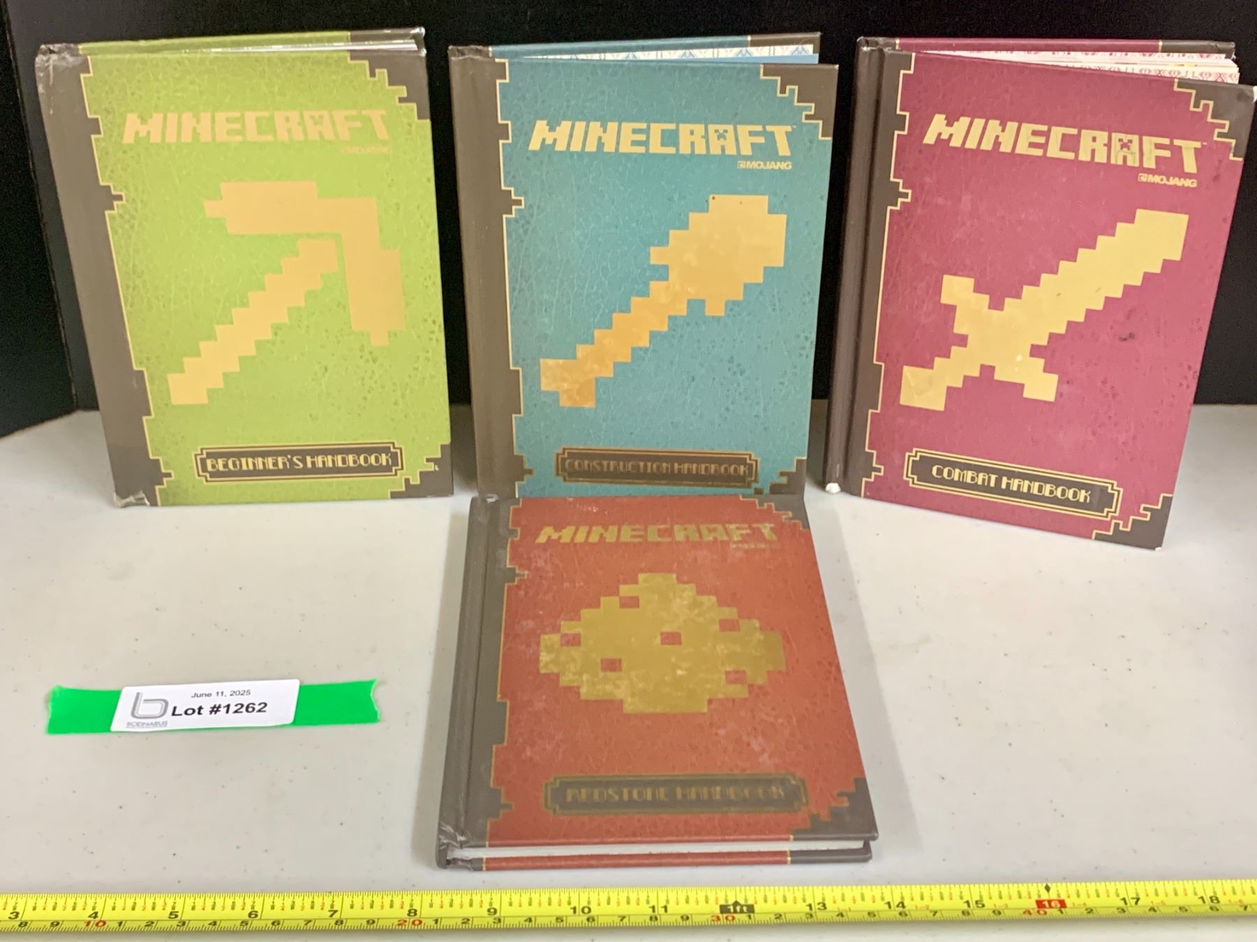 Minecraft Full Set (4) MineCraft Full Set of 4 Books - Bodnarus Auctioneering