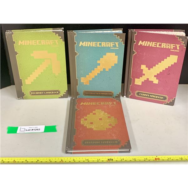 (4) MineCraft Full Set of 4 Books